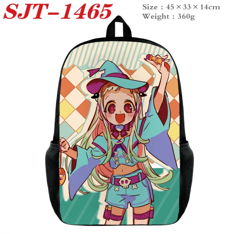 Toilet-bound Hanako-kun Anime nylon canvas backpack student backpack 45x33x14cm