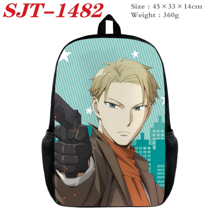  SPY×FAMILY Anime nylon canvas backpack student backpack 45x33x14cm