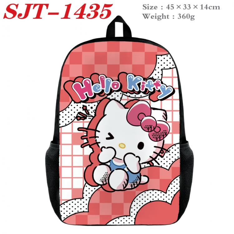 sanrio Anime nylon canvas backpack student backpack 45x33x14cm