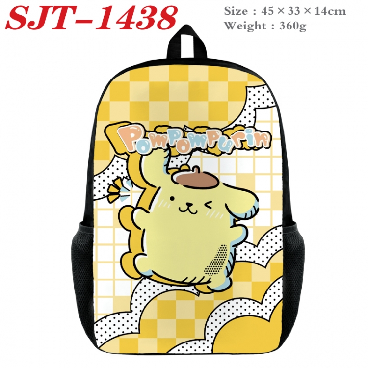 sanrio Anime nylon canvas backpack student backpack 45x33x14cm