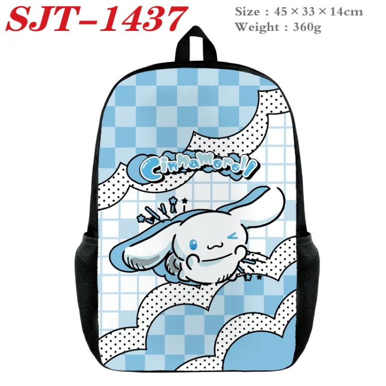 sanrio Anime nylon canvas backpack student backpack 45x33x14cm