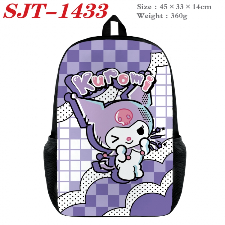 sanrio Anime nylon canvas backpack student backpack 45x33x14cm