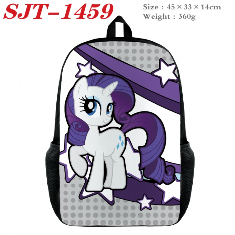 My Little Pony Anime nylon canvas backpack student backpack 45x33x14cm