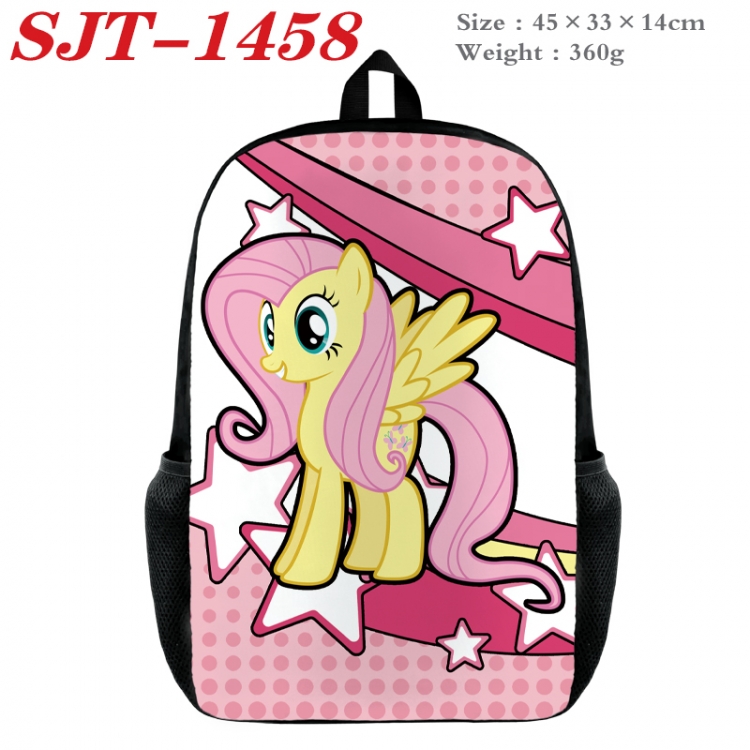 My Little Pony Anime nylon canvas backpack student backpack 45x33x14cm