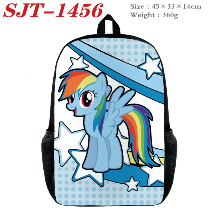 My Little Pony Anime nylon canvas backpack student backpack 45x33x14cm