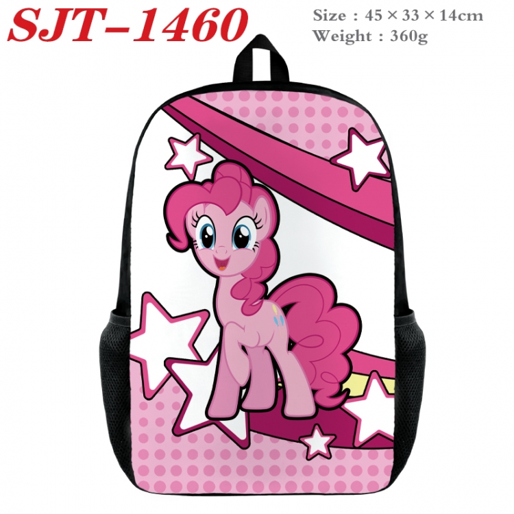 My Little Pony Anime nylon canvas backpack student backpack 45x33x14cm