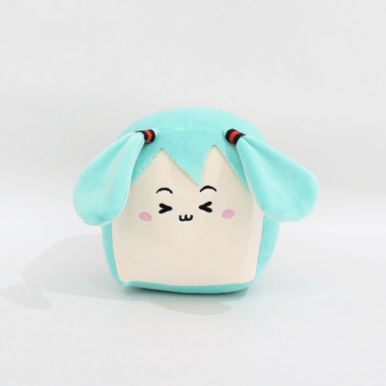 Hatsune Miku Pearl velvet+PP cotton plush toy 16x16x14cm