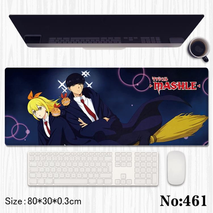 Mashle: Magic and Muscles Anime peripheral computer mouse pad office desk pad multifunctional pad 80X30X0.3cm