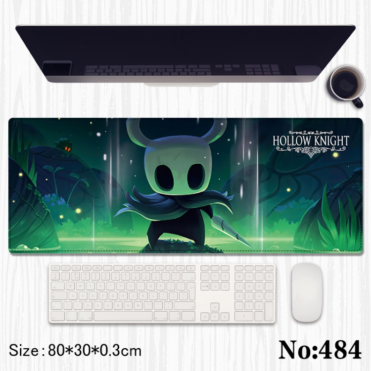 hollow knight Anime peripheral computer mouse pad office desk pad multifunctional pad 80X30X0.3cm