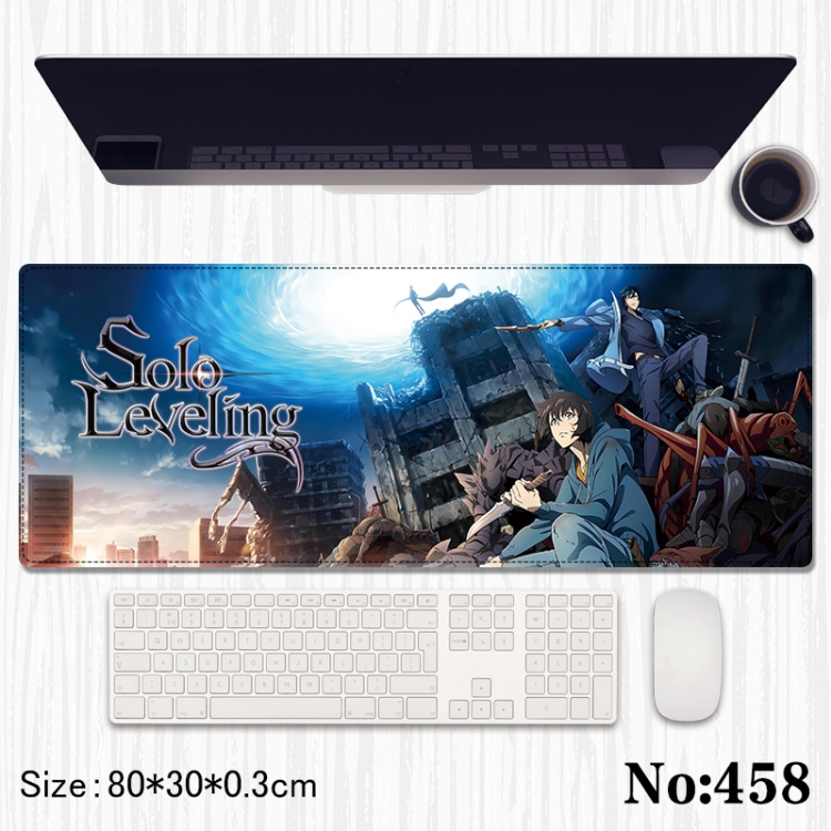 Solo Leveling:Arise Anime peripheral computer mouse pad office desk pad multifunctional pad 80X30X0.3cm