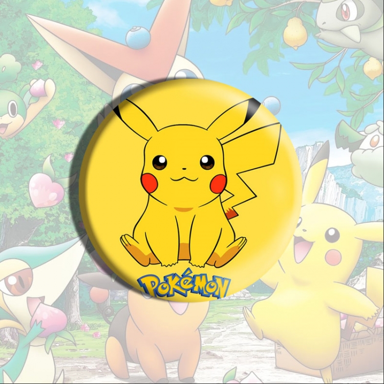 Pokemon Anime tinplate brooch badge price for 5 pcs