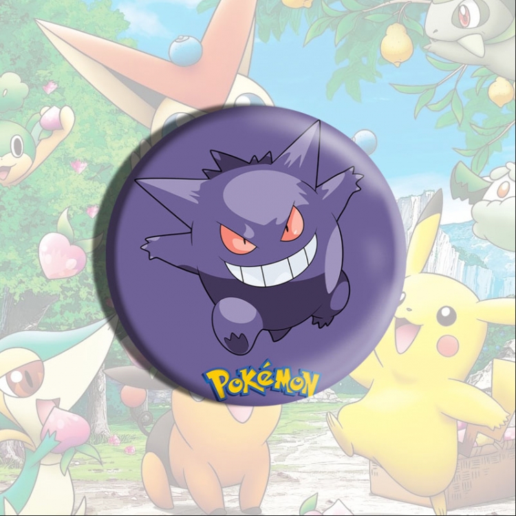 Pokemon Anime tinplate brooch badge price for 5 pcs