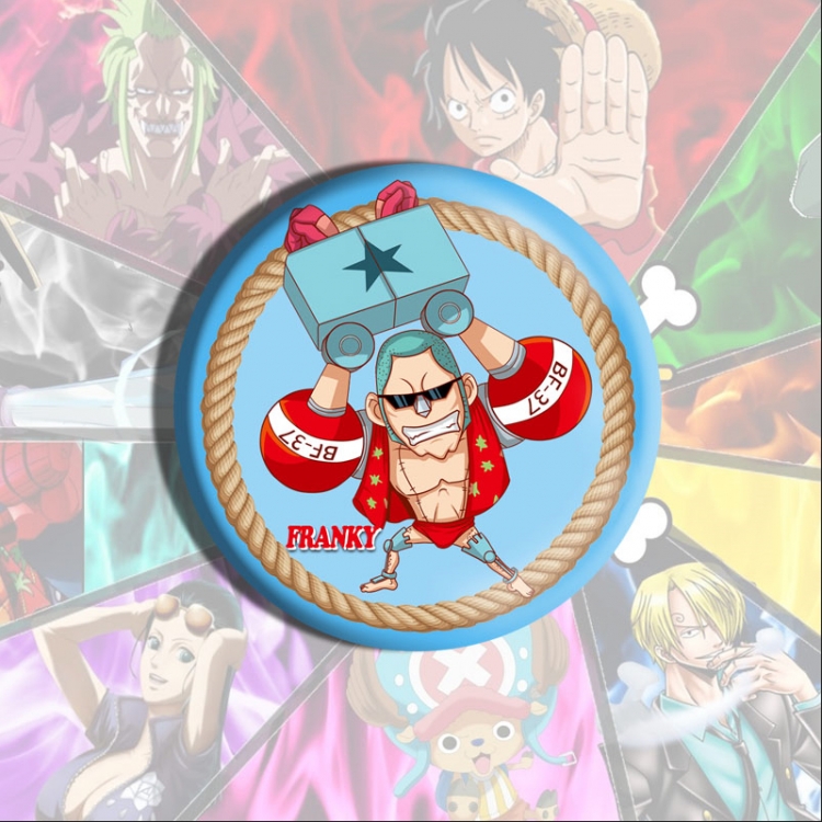 One Piece Anime tinplate brooch badge price for 5 pcs