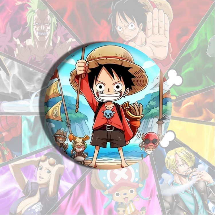One Piece Anime tinplate brooch badge price for 5 pcs