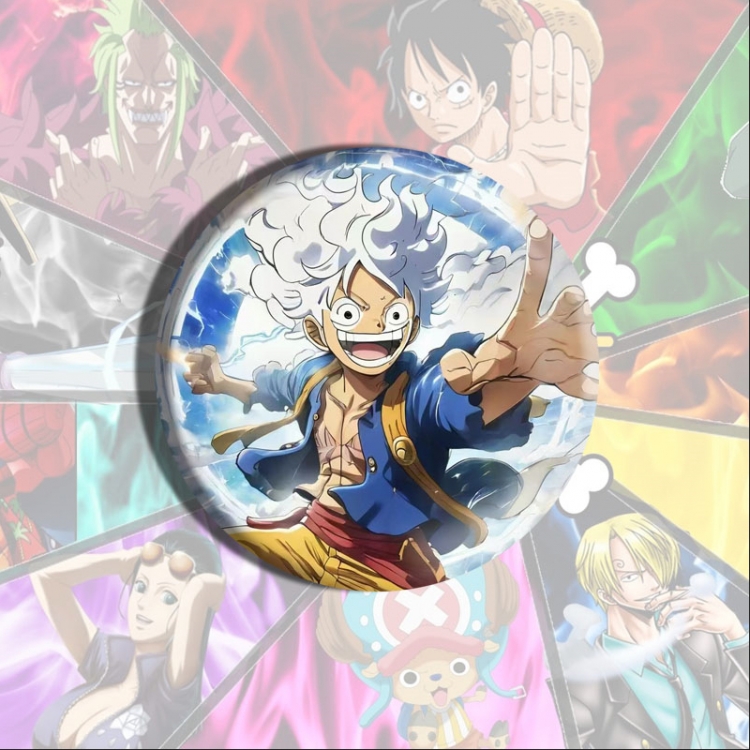 One Piece Anime tinplate brooch badge price for 5 pcs