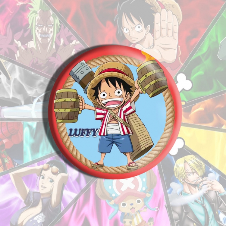 One Piece Anime tinplate brooch badge price for 5 pcs