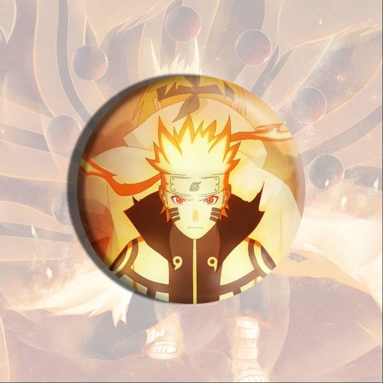 Naruto Anime tinplate brooch badge price for 5 pcs