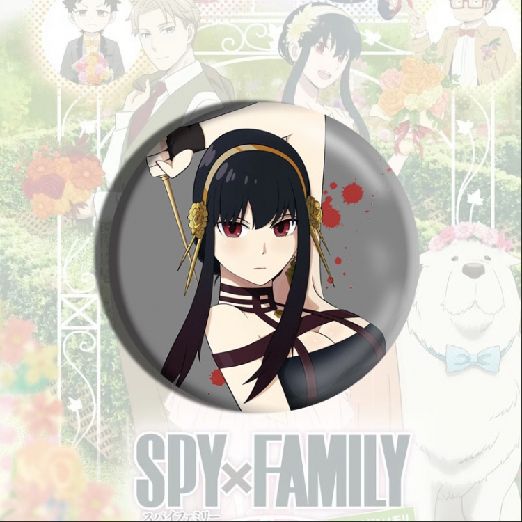 SPY×FAMILY Anime tinplate brooch badge price for 5 pcs