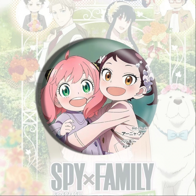 SPY×FAMILY Anime tinplate brooch badge price for 5 pcs