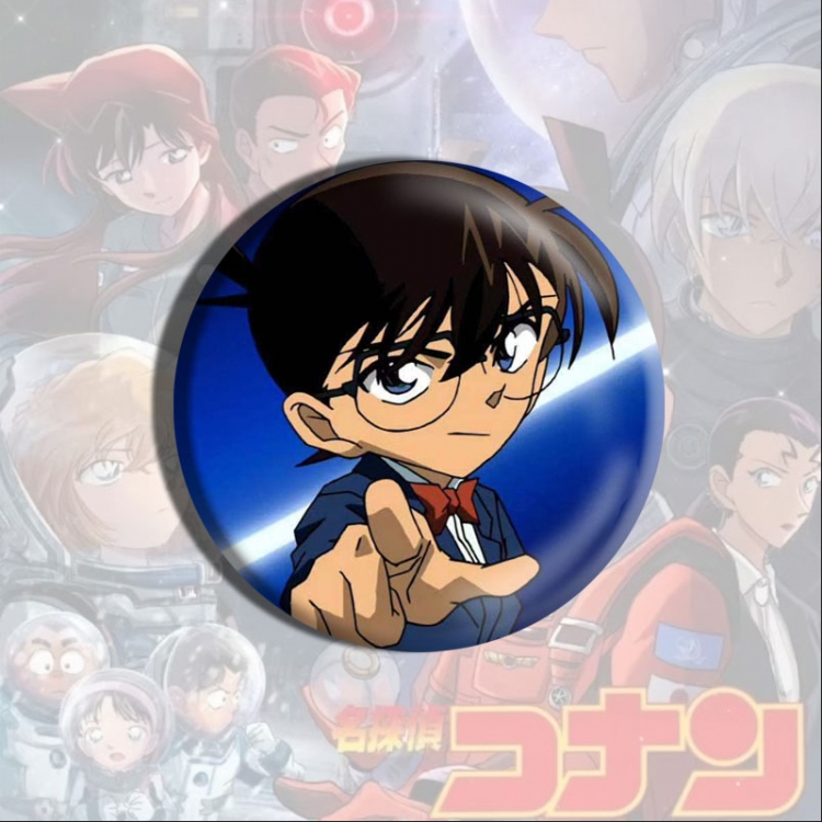 Detective conan Anime tinplate brooch badge price for 5 pcs