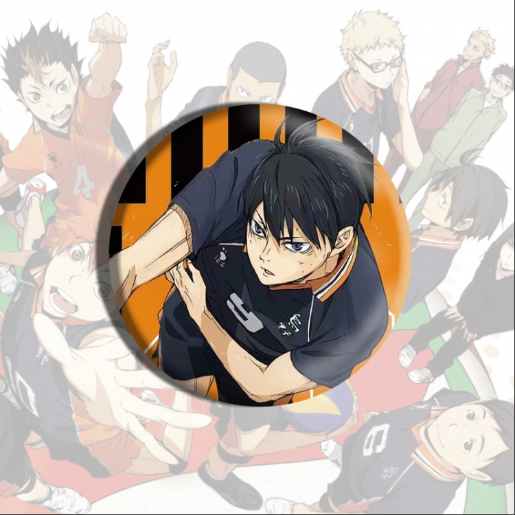 Haikyuu!! Anime tinplate brooch badge price for 5 pcs