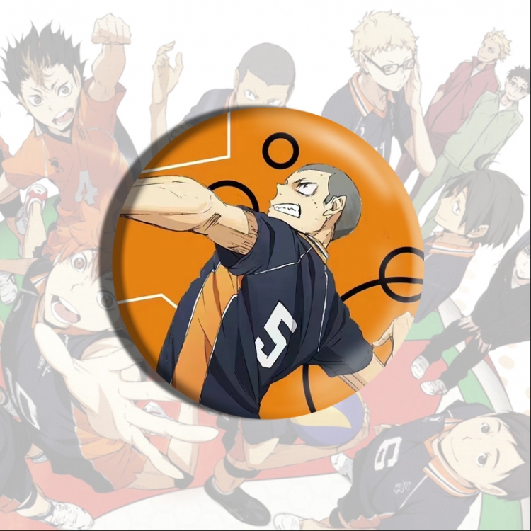 Haikyuu!! Anime tinplate brooch badge price for 5 pcs