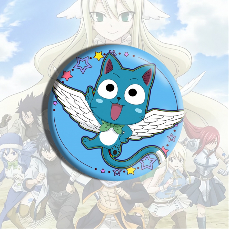 Fairy tail Anime tinplate brooch badge price for 5 pcs