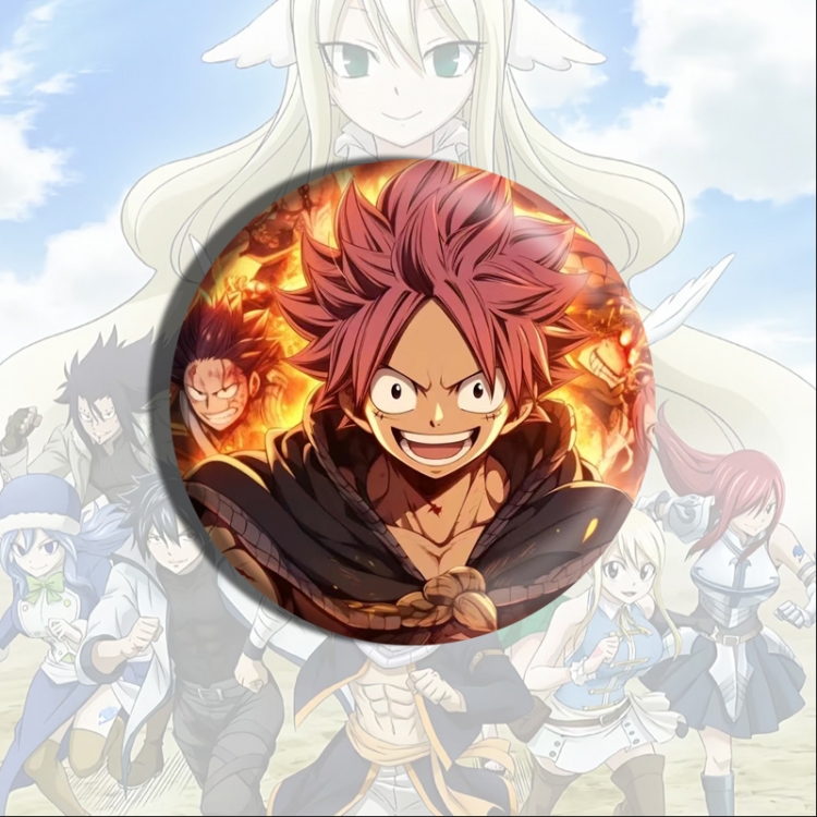 Fairy tail Anime tinplate brooch badge price for 5 pcs