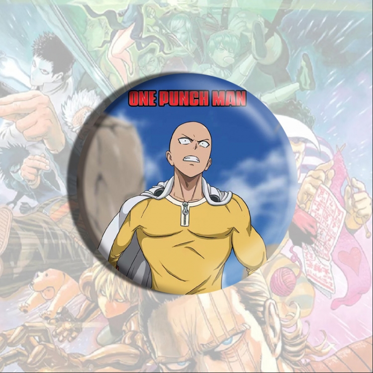 One Punch Man Anime tinplate brooch badge price for 5 pcs