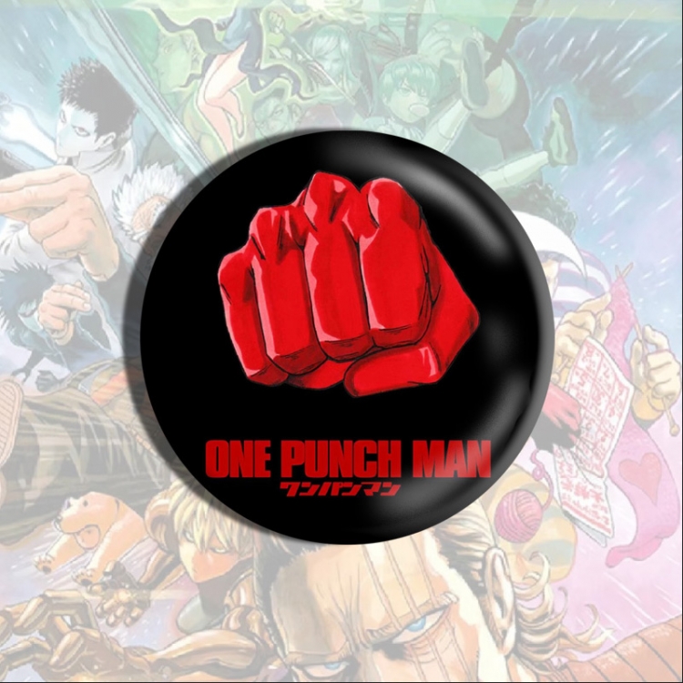 One Punch Man Anime tinplate brooch badge price for 5 pcs