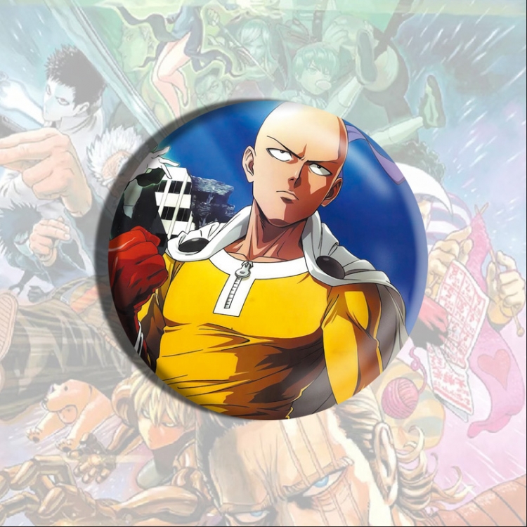 One Punch Man Anime tinplate brooch badge price for 5 pcs