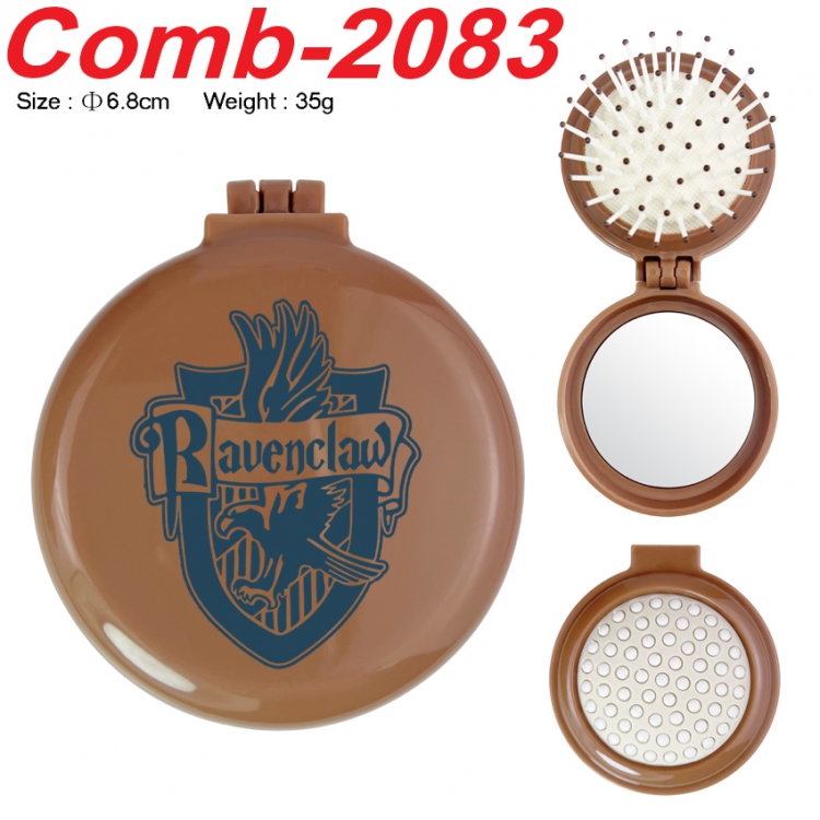 Harry Potter UV printed student multifunctional small mirror and comb 6.8cm  price for 5 pcs