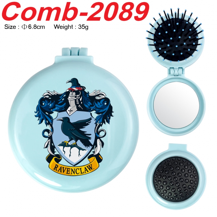 Harry Potter UV printed student multifunctional small mirror and comb 6.8cm  price for 5 pcs
