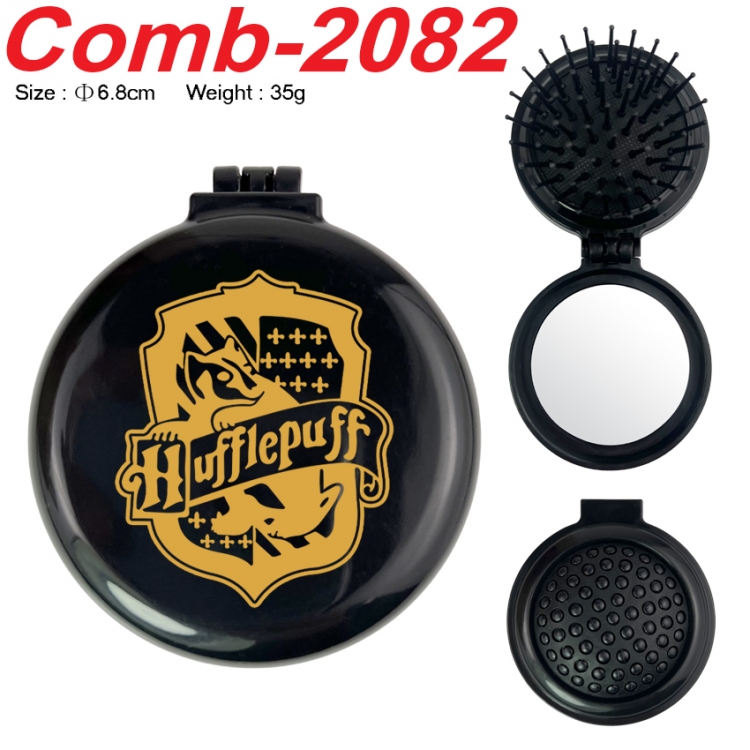 Harry Potter UV printed student multifunctional small mirror and comb 6.8cm  price for 5 pcs