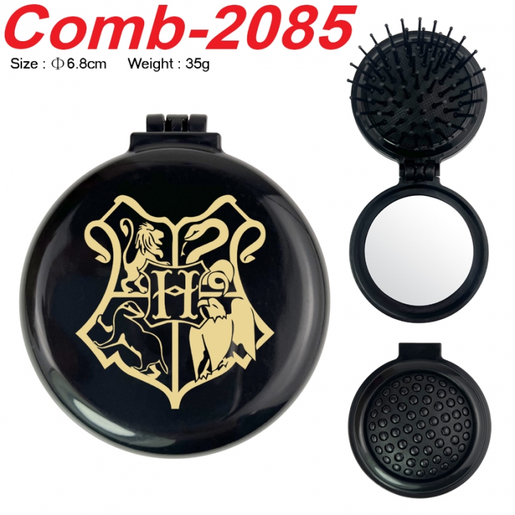 Harry Potter UV printed student multifunctional small mirror and comb 6.8cm  price for 5 pcs