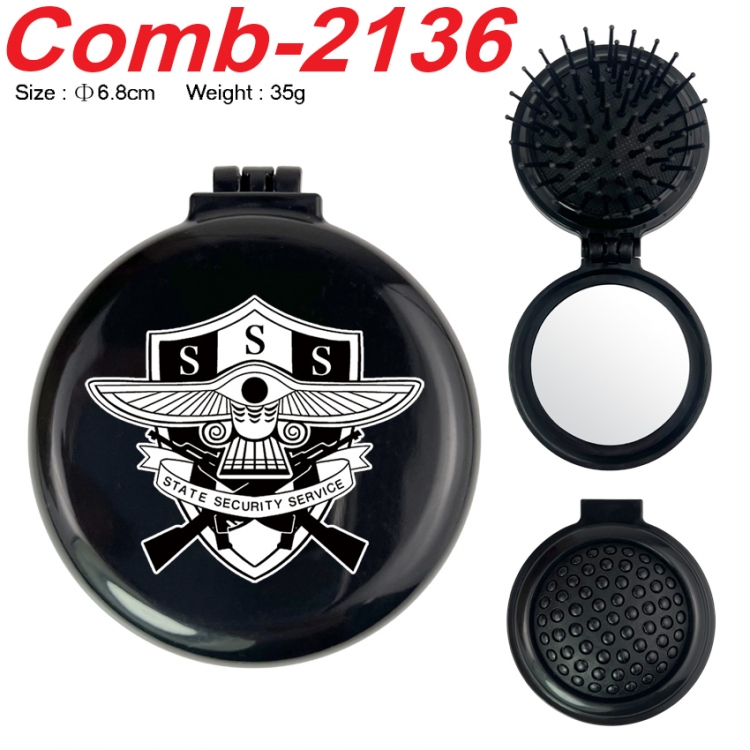  SPY×FAMILY UV printed student multifunctional small mirror and comb 6.8cm  price for 5 pcs