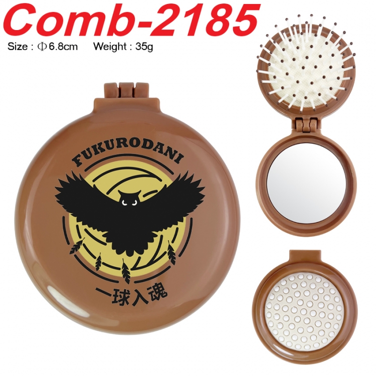Haikyuu!! UV printed student multifunctional small mirror and comb 6.8cm  price for 5 pcs