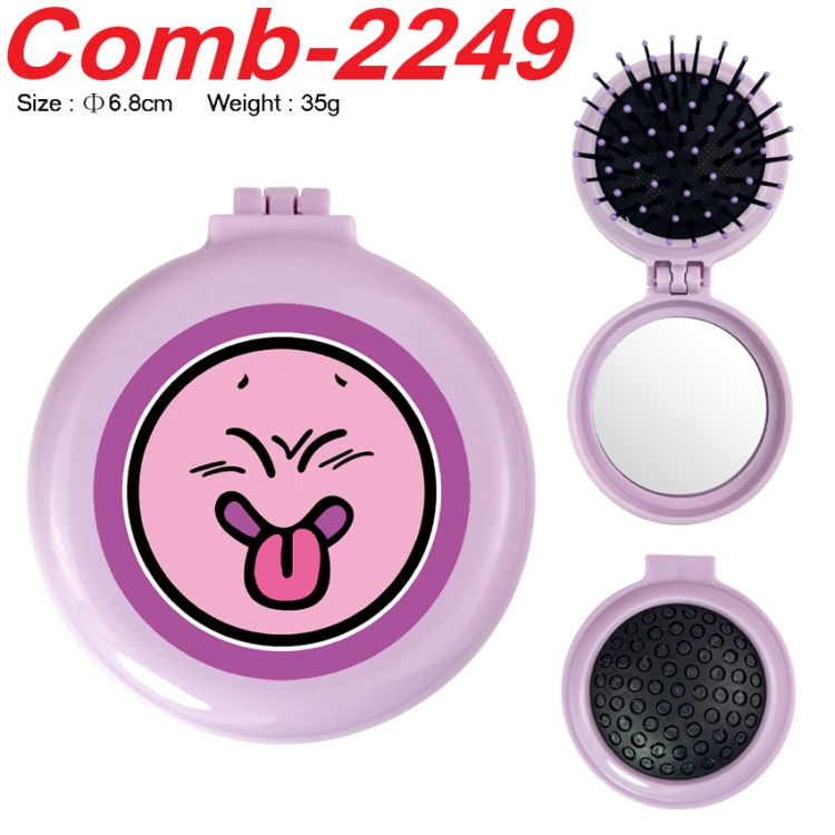 DRAGON BALL UV printed student multifunctional small mirror and comb 6.8cm  price for 5 pcs