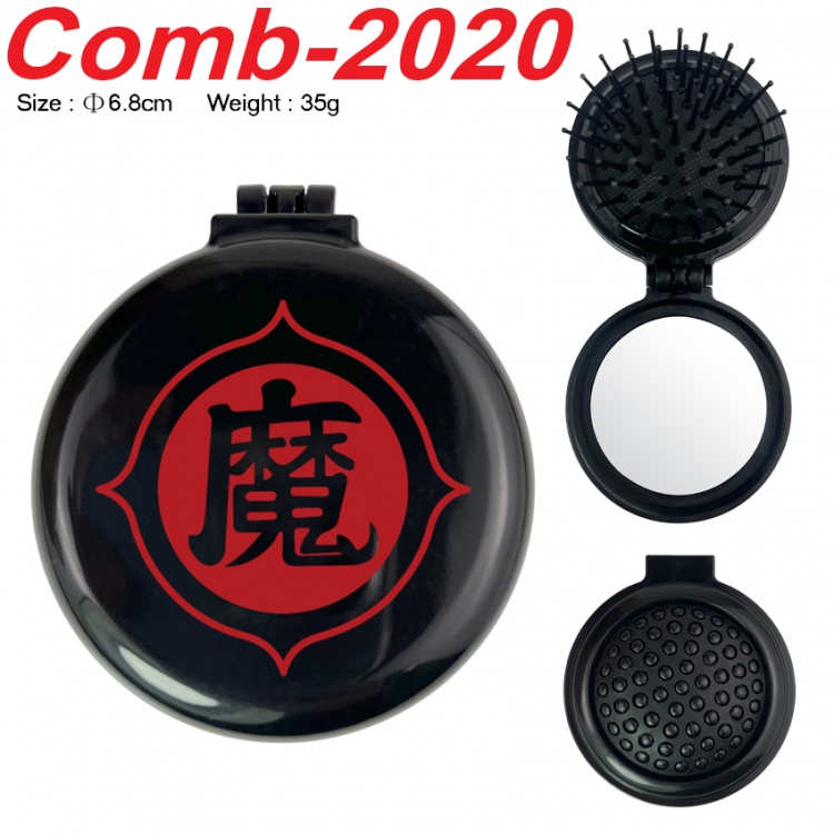 DRAGON BALL UV printed student multifunctional small mirror and comb 6.8cm  price for 5 pcs