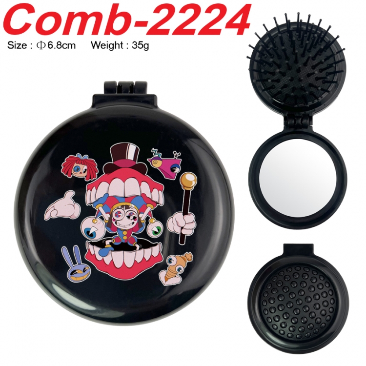 The Amazing Digital Circus UV printed student multifunctional small mirror and comb 6.8cm  price for 5 pcs