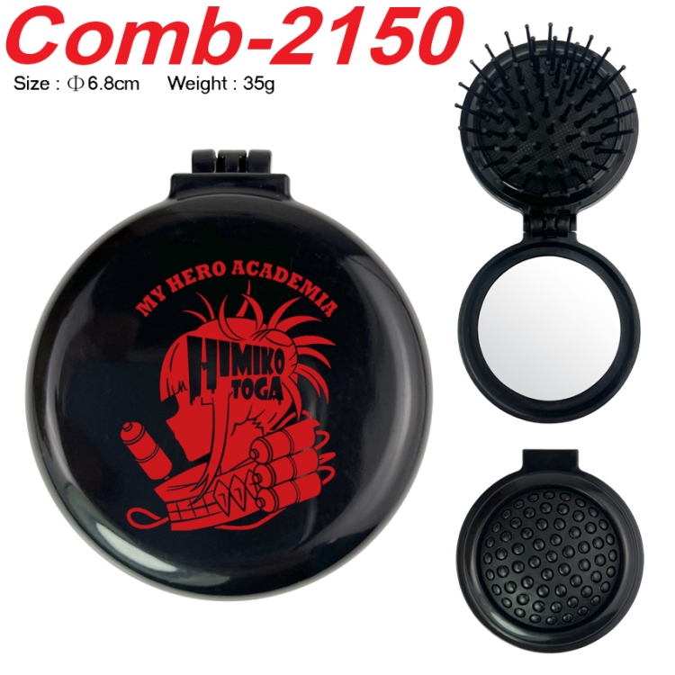 My Hero Academia UV printed student multifunctional small mirror and comb 6.8cm  price for 5 pcs