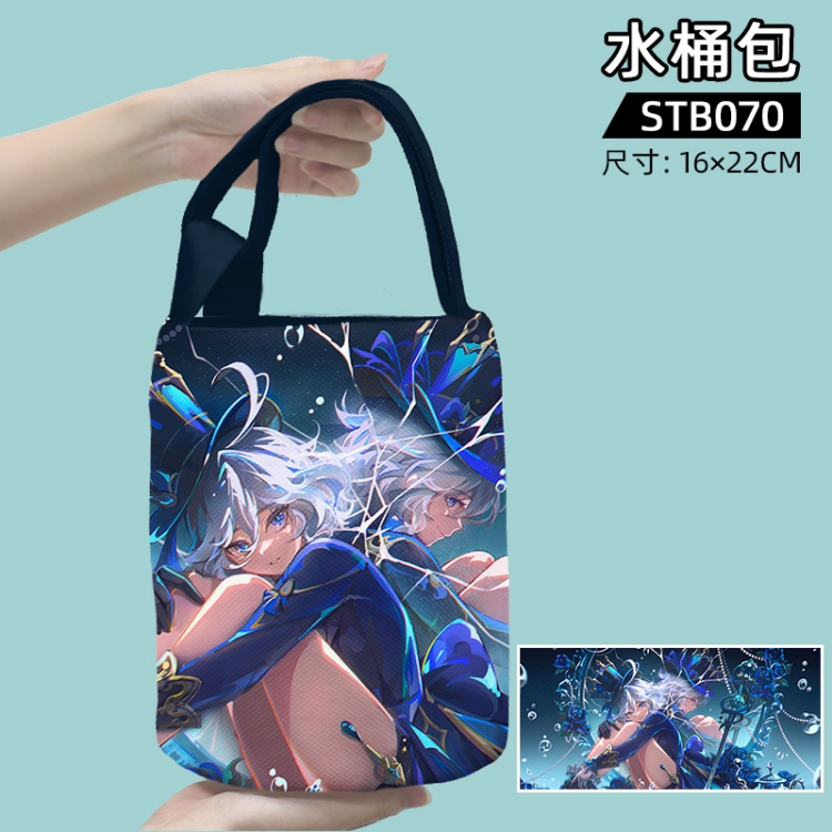 Genshin Impact Game bucket bag 16x22cm STB070