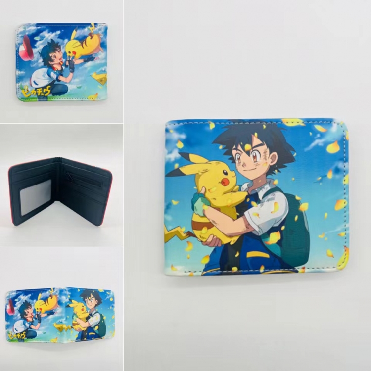 Pokemon Full color Two fold short card case wallet 11X9.5CM