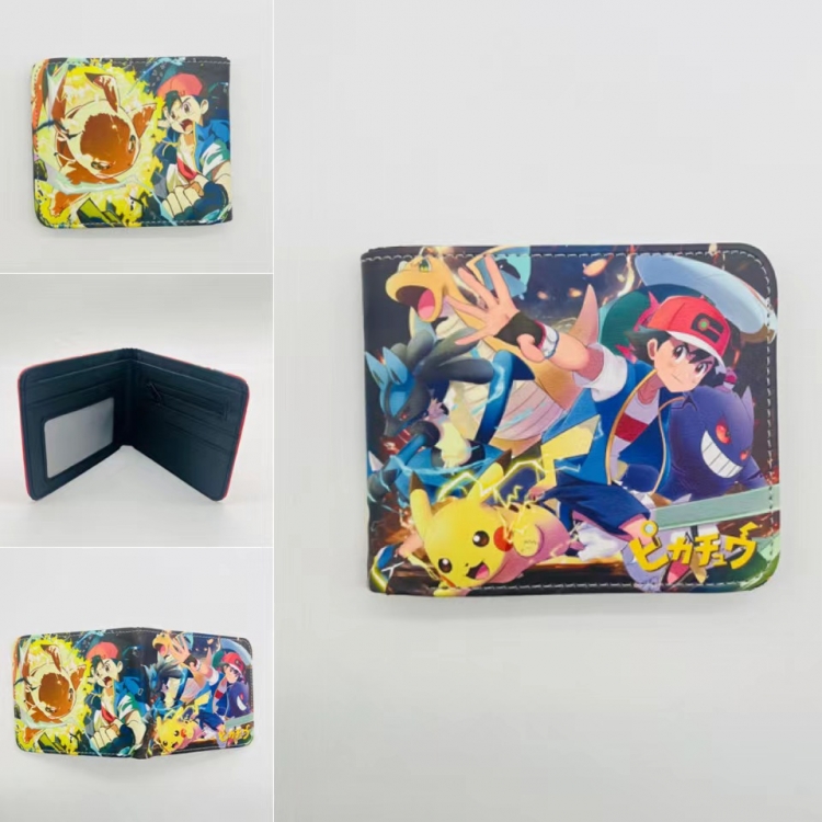 Pokemon Full color Two fold short card case wallet 11X9.5CM