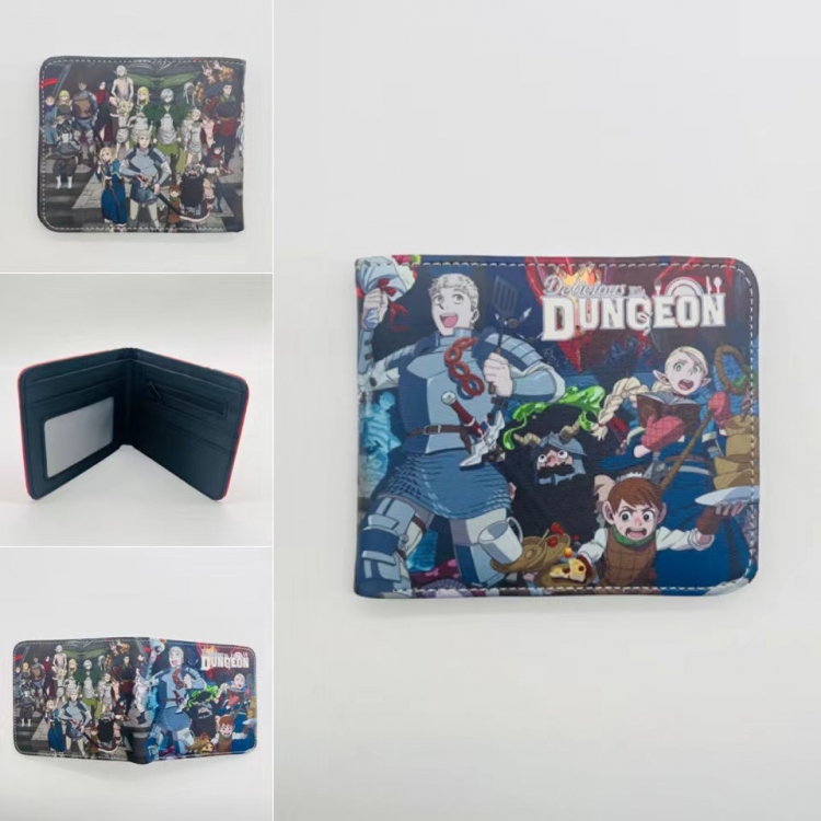 Delicious in Dungeon Full color Two fold short card case wallet 11X9.5CM