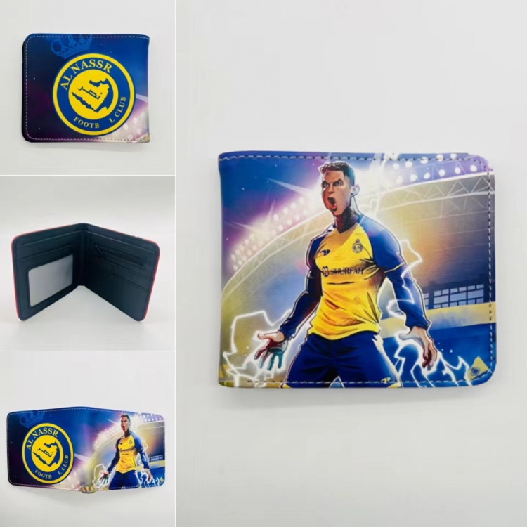 Cristiano Ronaldo Full color Two fold short card case wallet 11X9.5CM