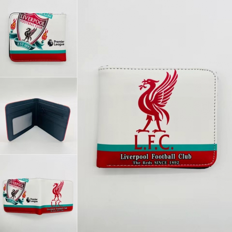 Liverpool Full color Two fold short card case wallet 11X9.5CM