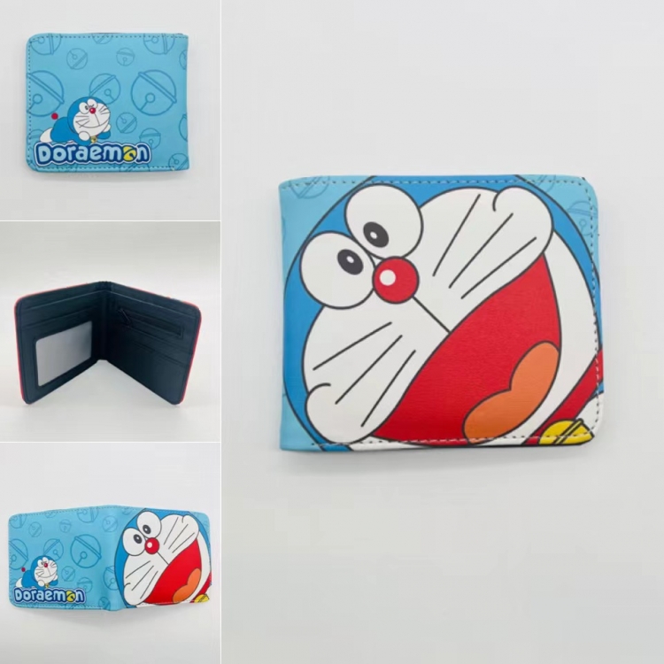 Doraemon Full color Two fold short card case wallet 11X9.5CM