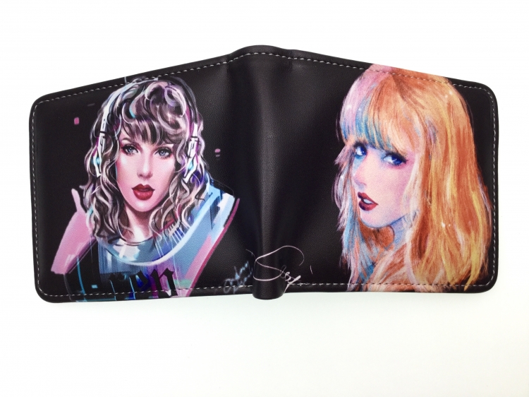 Taylor Swift Full color Two fold short card case wallet 11X9.5CM