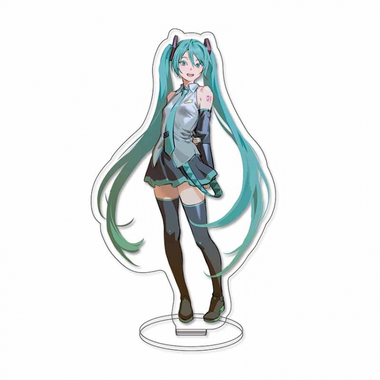 Hatsune Miku Anime characters acrylic Standing Plates Keychain 15CM 53626